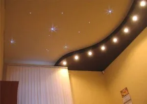Szerelése többszintű mennyezet készült gipszkarton a fotó és videó