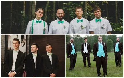 Menta esküvő vagy esküvői menta színű - tervezési ötletek, a kép a menyasszony és a vőlegény, fotó