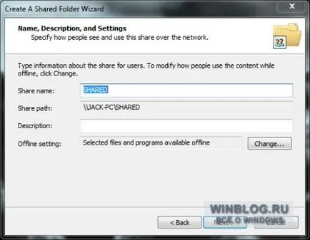 Mappák megosztása a Windows 7