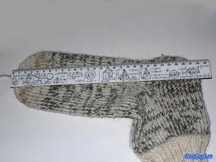 Zokni öt tűvel - öreg nagymama módszer tökéletes sétány