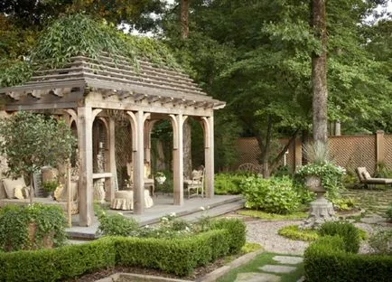 Regisztrálása pergola az ország saját kezűleg fotó