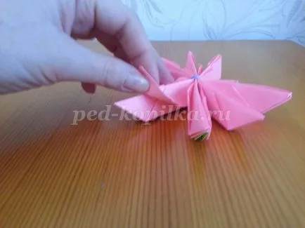 origami lótusz