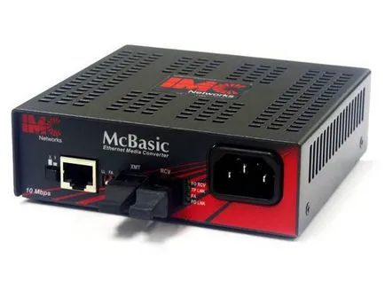 Optikai média konverter leírása, jelölése eszköz (Media Converter) Optikai média konverter leírása, jelölése eszközt