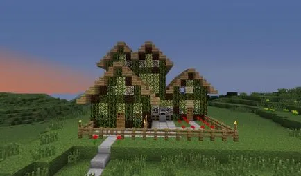 Top tipp, hogyan kell építeni egy szép házat Minecraft