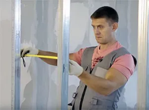 Gipszkarton válaszfalak saját kezűleg - lépésre oktatás természetesen a munka (gipszkarton) Gipszkarton válaszfalak saját kezűleg - lépésről lépésre a munka haladásáról