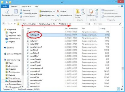 Visszaállítása a TCP protokollt