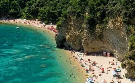 A strandok Budva Montenegró
