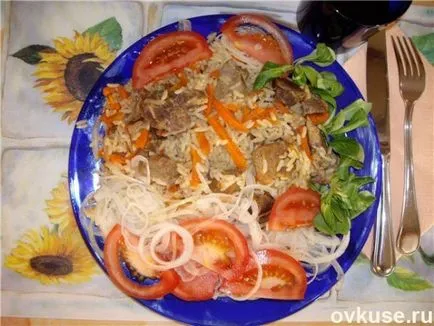 Üzbég pilaf - egyszerű receptek