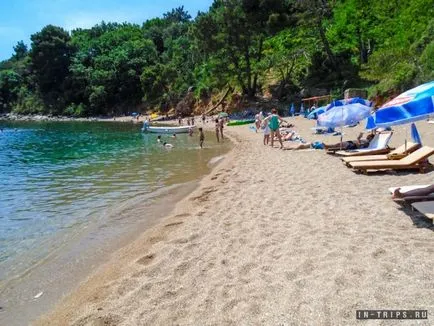 Mogren Beach Budva, fotó, térkép, értékelés (strand) Mogren Beach Budva, fotó, térkép, vélemények