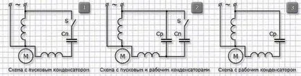Csatlakoztasson egy egyfázisú áramkör a motor, nézze meg a videót (a motor) Csatlakozó egyfázisú motor áramkör, nézze meg a videót