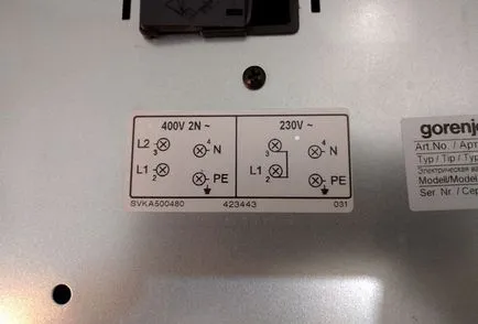 Csatlakozó a főzőlapot az elektromos hálózathoz - 5 hibák rendszer, lépésről lépésre, önálló munka