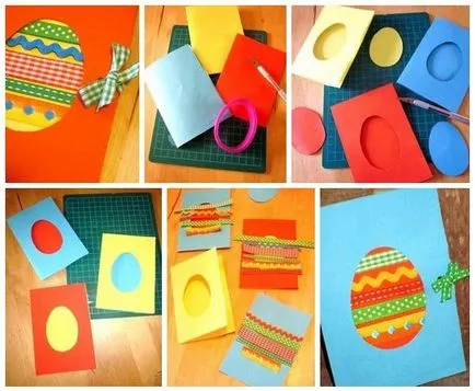 Crafts Húsvétra a kezüket az óvodai (kéz) Crafts Húsvétra a kezüket az óvodai
