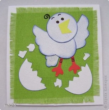 Crafts Húsvétra a kezüket az óvodai (saját) Crafts Húsvétra a kezüket az óvodai