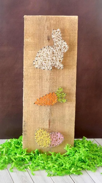 Crafts Húsvétra a kezüket az óvodai (húsvét) Crafts Húsvétra a kezüket az óvodai
