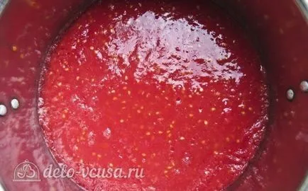 Paradicsom saját lében a téli recept egy fotó - egy lépésről lépésre főzés