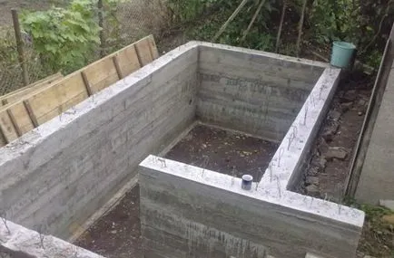 Pince beton kezük előkészítése és kivitelezése