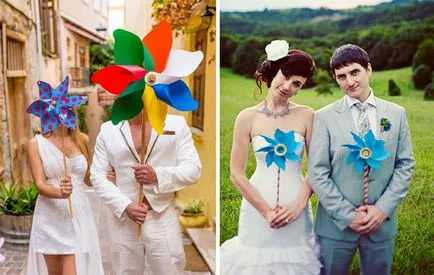 Kellékek az esküvő fotózásra - az elképzelések és lehetőségek fotó