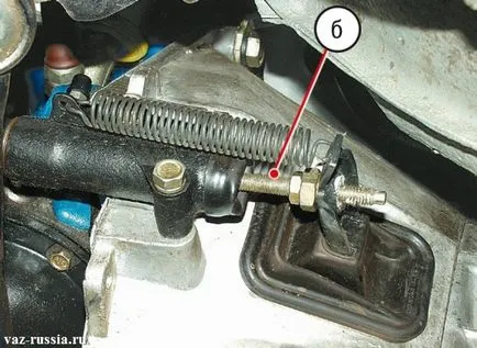 Beállítása a tengelykapcsoló a VAZ-2101, 2107 (szabad pedál) Beállítása a tengelykapcsoló a VAZ-2101, 2107