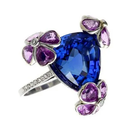 A ritka Tanzanite kő, a történelem és tulajdonságok - 30 fotó (Tanzanite kő) A ritka Tanzanite kő, a történelem és tulajdonságok - 30 fotó