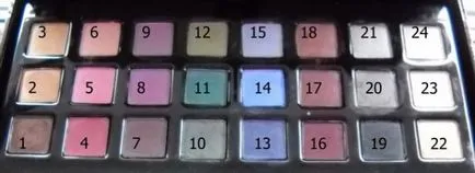 Tesztelés - a paletta a 54 árnyalatú smink és smink kiegészítők 5 - Series - couleurs természet (Palette) Tesztelés - a paletta a 54 árnyalatú smink és smink kiegészítők 5 - Series - couleurs természet