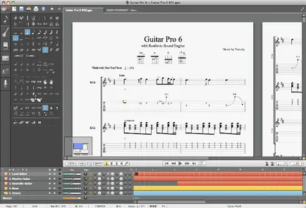 Tablature for guitar pro