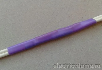 Hőre zsugorodó cső - itt