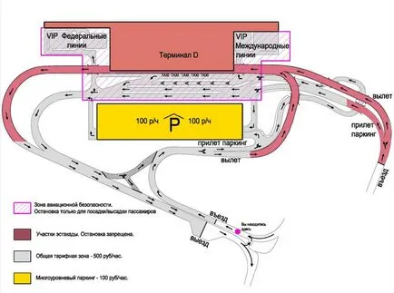 Terminal d Sheremetyevo Útvonaltervező autóval, buszparkoló