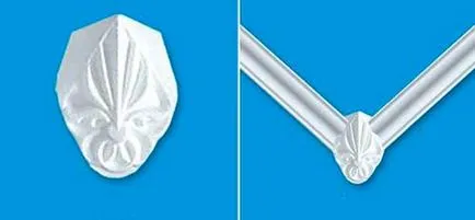 Mennyezetre lábazat - mint a ragasztás lépésről lépésre (lábazat) Mennyezeti lábazat - mint ragasztás lépésről lépésre