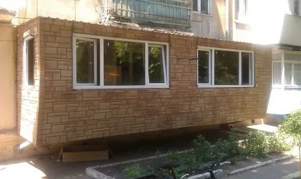 Kiterjesztése erkélyek (37 fotó) projekt engedélye nélkül, és GOST az alaplapon a Hruscsov