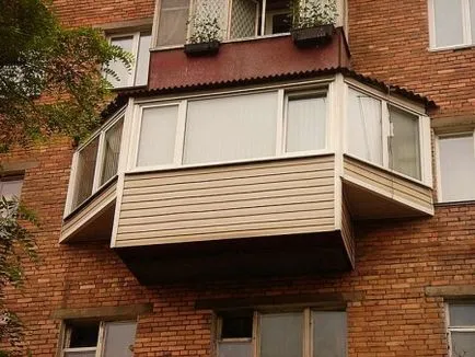 Kiterjesztése erkélyek (37 fotó) projekt engedélye nélkül, és GOST az alaplapon a Hruscsov