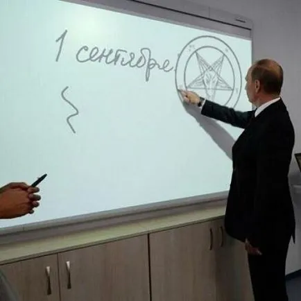 Putyin macska egy táblára