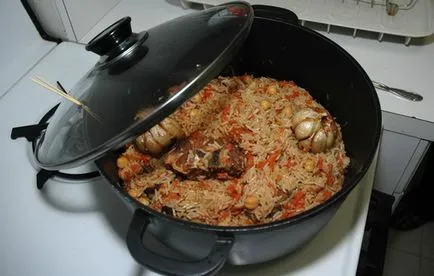 Pilaf receptek otthon, titkok és összetevők választás