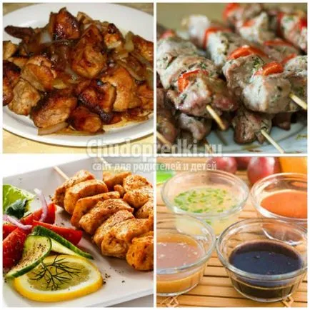 Recept csirke saslik finom, gyors és könnyű (recept) Recept csirke saslik finom, gyors és egyszerű