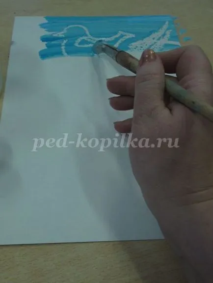 gyertya rajz az óvodában