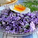 Friss saláta uborka, recept fotó ízletes (friss káposzta) Friss saláta uborka, recept fotó ízletes