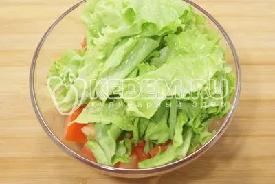 Saláta csirkével és zöldségek - a recept egy fotó
