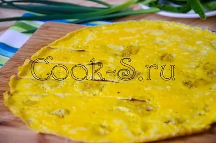 Saláta csirkével és rántotta - lépésről lépésre recept fotókkal, saláták (saláta csirkével és omlett recept fotó) Saláta csirkével és rántotta - lépésről lépésre recept fotókkal, saláták