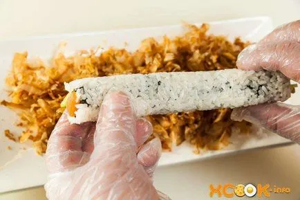 Roll bonito - lépésről lépésre recept fényképek otthoni