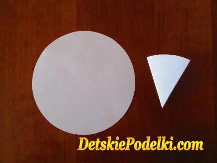 Daisies papír - a gyermekek kézműves