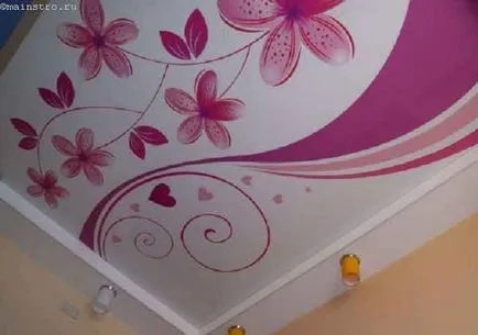 Satin Feszített mennyezetek belső fotó