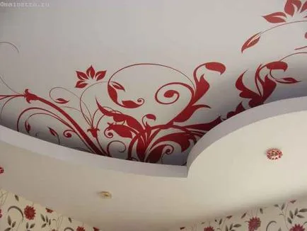 Satin Feszített mennyezetek belső fotó