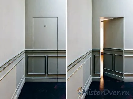 Húzott egy régi ajtó új, hatékony frissítését és mázolás