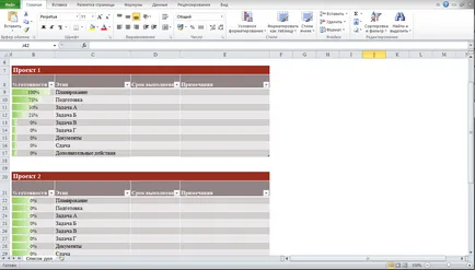 Dokumentum sablonok MS Excel 2010