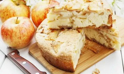 Charlotte almával - recept charlotte, buja pite a sütőben (Charlotte) Charlotte almával - recept charlotte, buja pite a sütőben