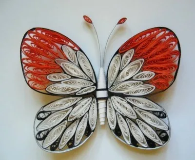 Quilling technika kezdőknek - egy pillangó saját kezűleg