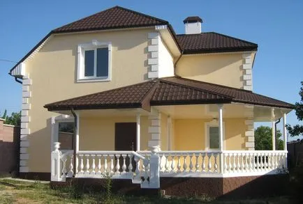 A technológia alkalmazása „kéreg” a homlokzat az előnyeit és a befejező „Bark” eszközökkel