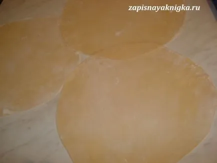 Tészta házi tésztával recept