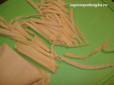 Tészta házi tésztával recept