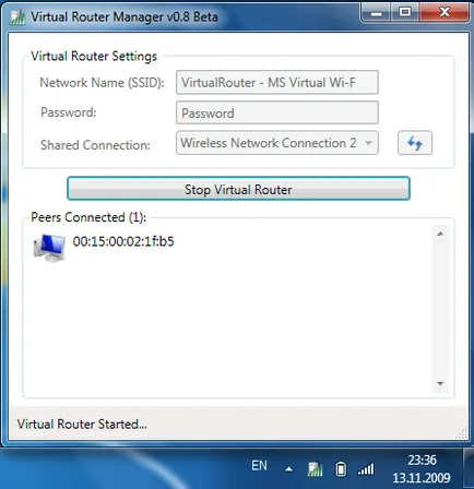 A technológia a virtuális wi-fi a Windows 7