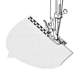 Varrógép overlock, overlock öltés varrógép